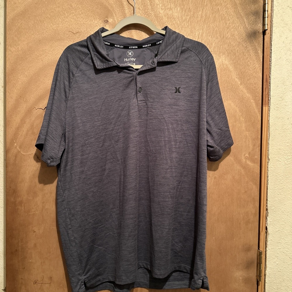 Men's Hurley Performance Polo - Size XLarge Gray